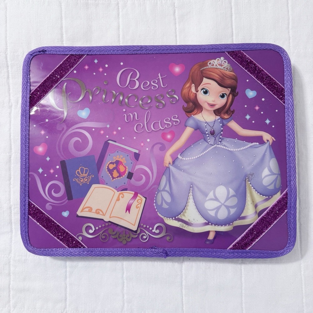 Disney‎ Sophia the First Lap Desk, Zipper Compartments. Kids. Princess